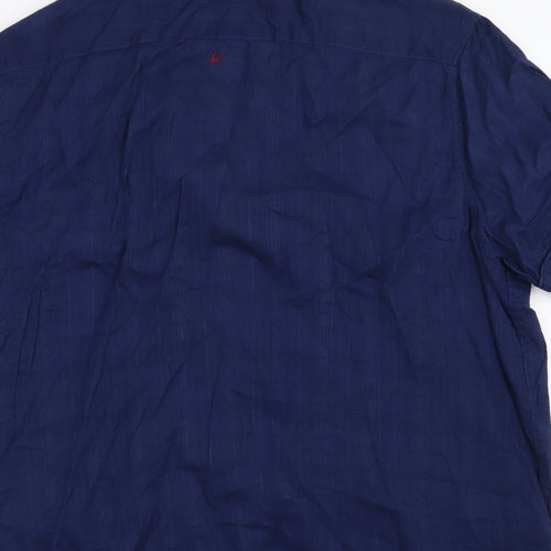 Mantaray Mens Blue    Button-Up Size 2XL