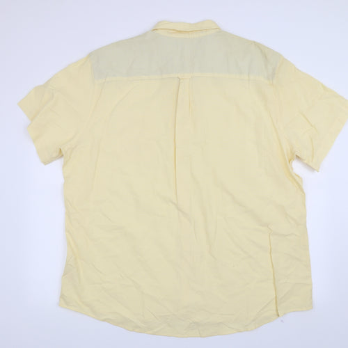 F&F Mens Yellow    Button-Up Size 3XL