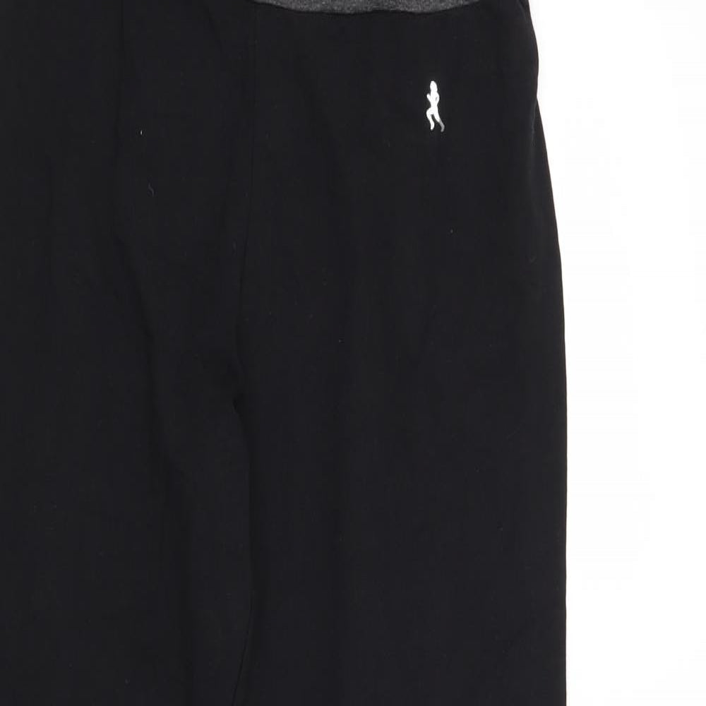 Workout Womens Black   Sweatpants Leggings Size 12 L29 in