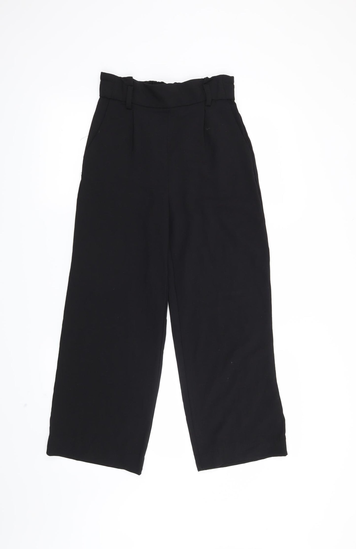 H&M Womens Black   Trousers  Size 6 L23 in