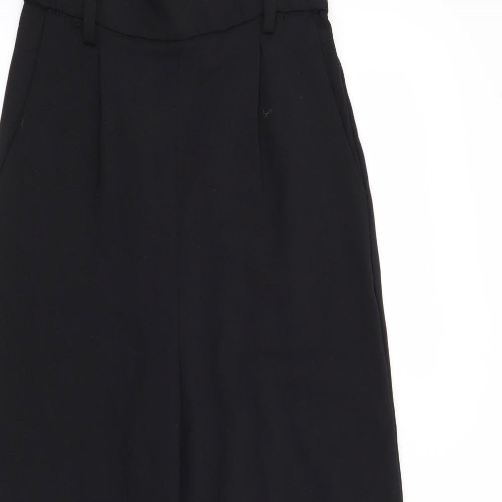 H&M Womens Black   Trousers  Size 6 L23 in