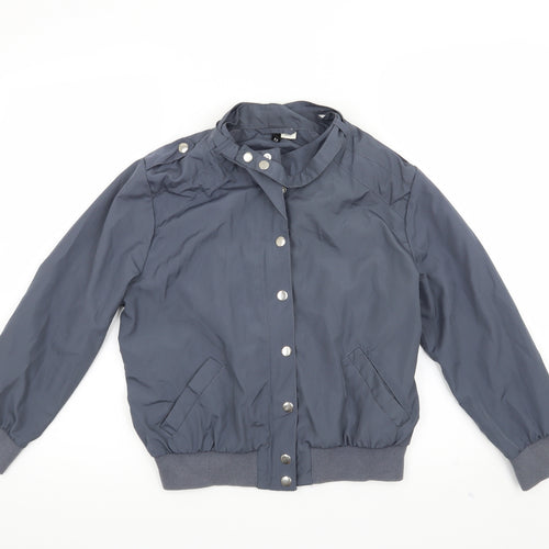 H&M Womens Grey   Jacket Coat Size 12