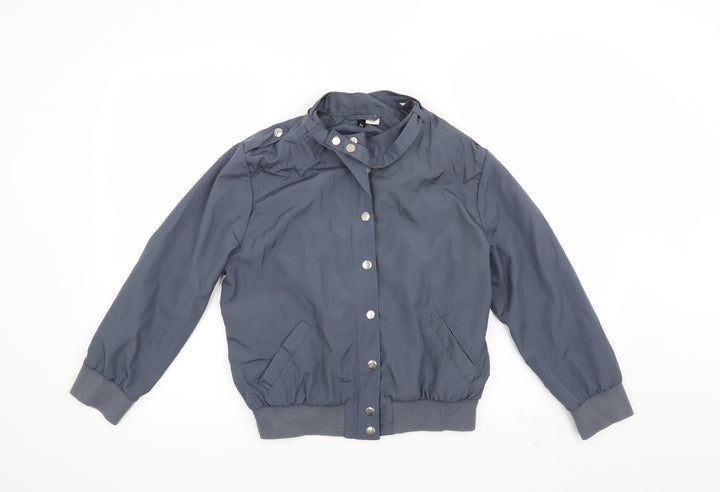H&M Womens Grey   Jacket Coat Size 12