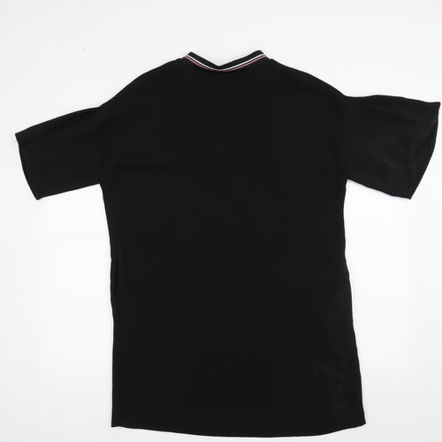Zara Womens Black   T-Shirt Dress  Size S