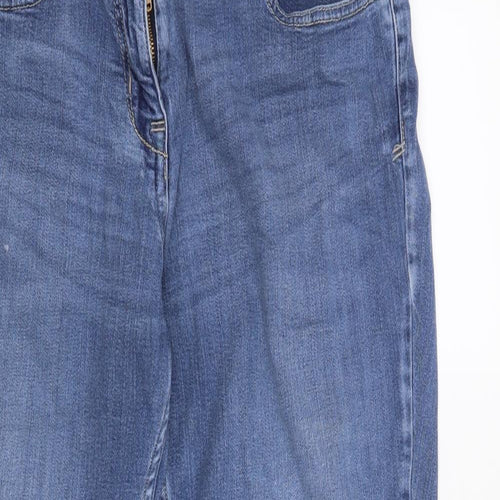 NEXT Womens Blue   Straight Jeans Size 12 L28 in