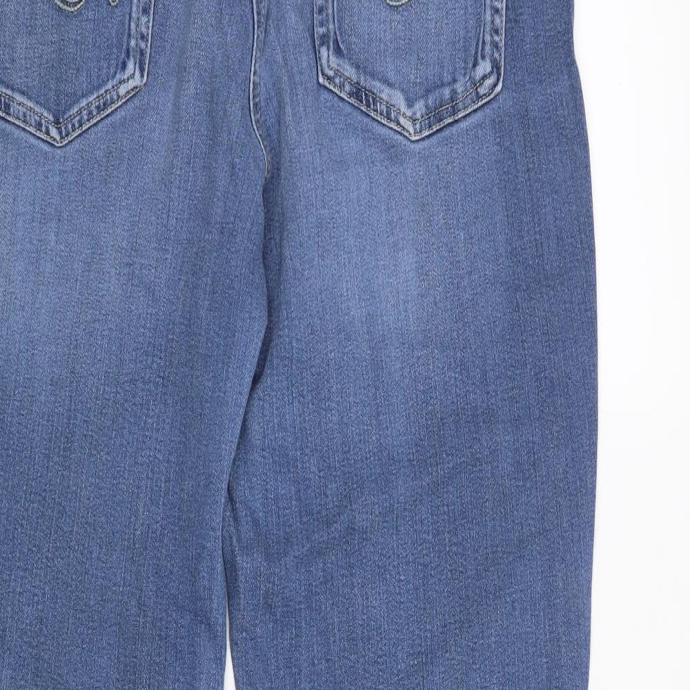 NEXT Womens Blue   Straight Jeans Size 12 L28 in