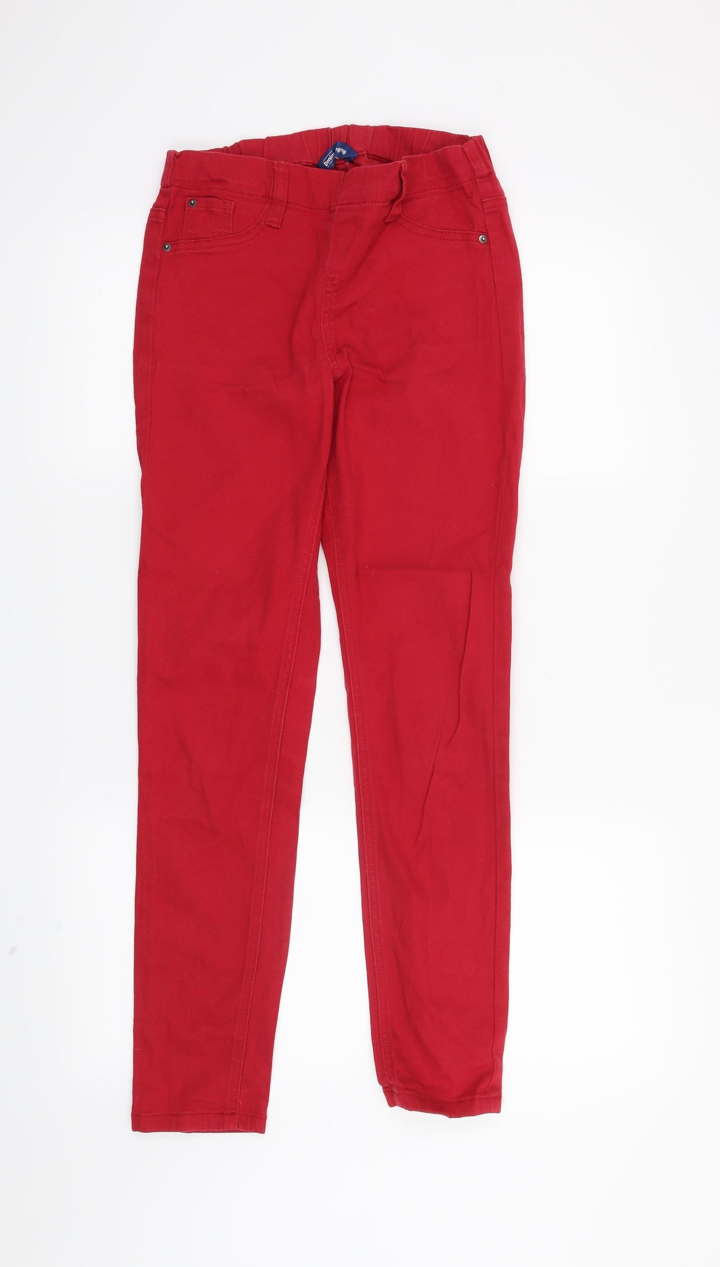 BHS Womens Red   Jegging Jeans Size 10 L27 in