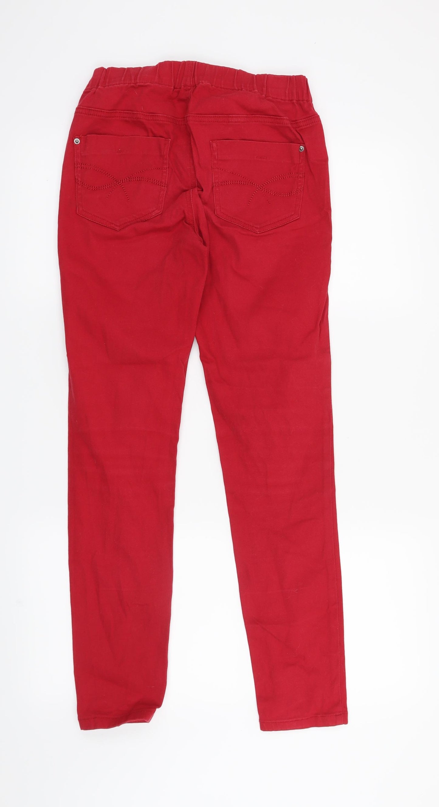 BHS Womens Red   Jegging Jeans Size 10 L27 in