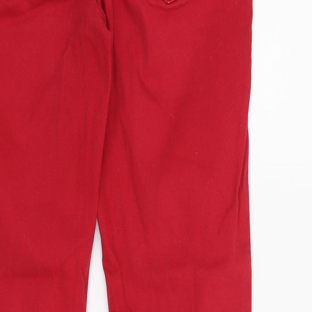 BHS Womens Red   Jegging Jeans Size 10 L27 in