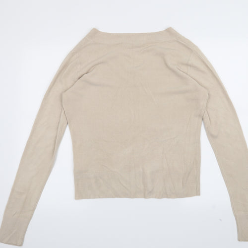 Dorothy Perkins Womens Beige   Pullover Jumper Size 16