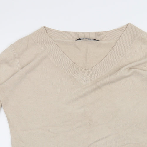 Dorothy Perkins Womens Beige   Pullover Jumper Size 16