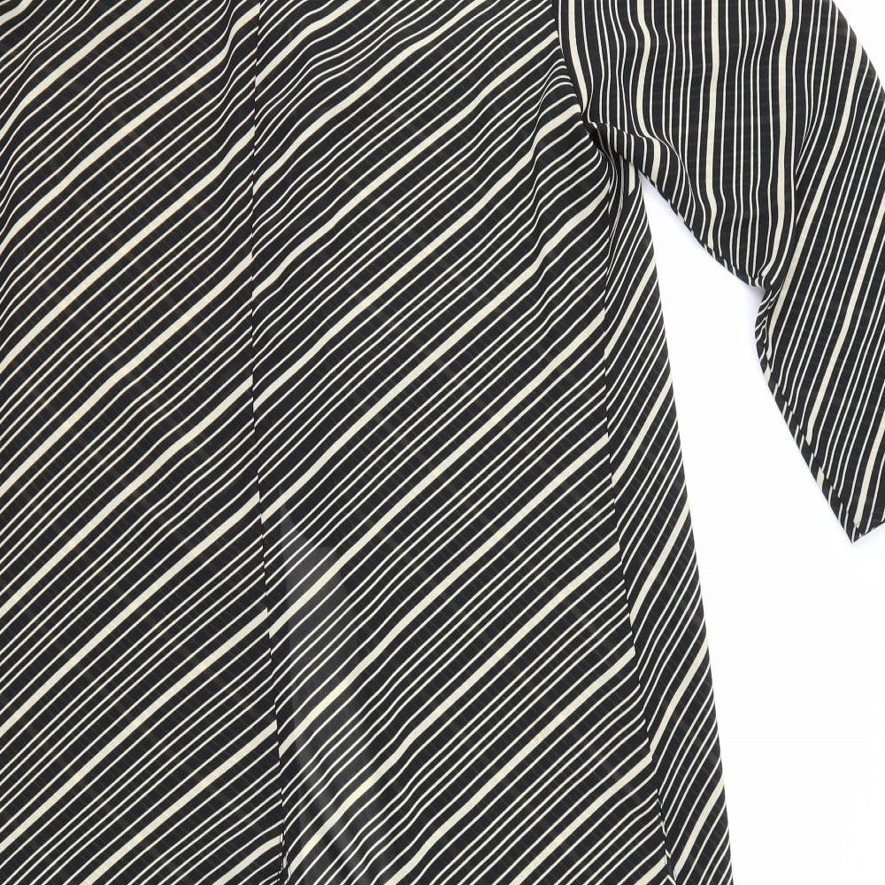 Evans Womens Black   Shirt Dress  Size 16