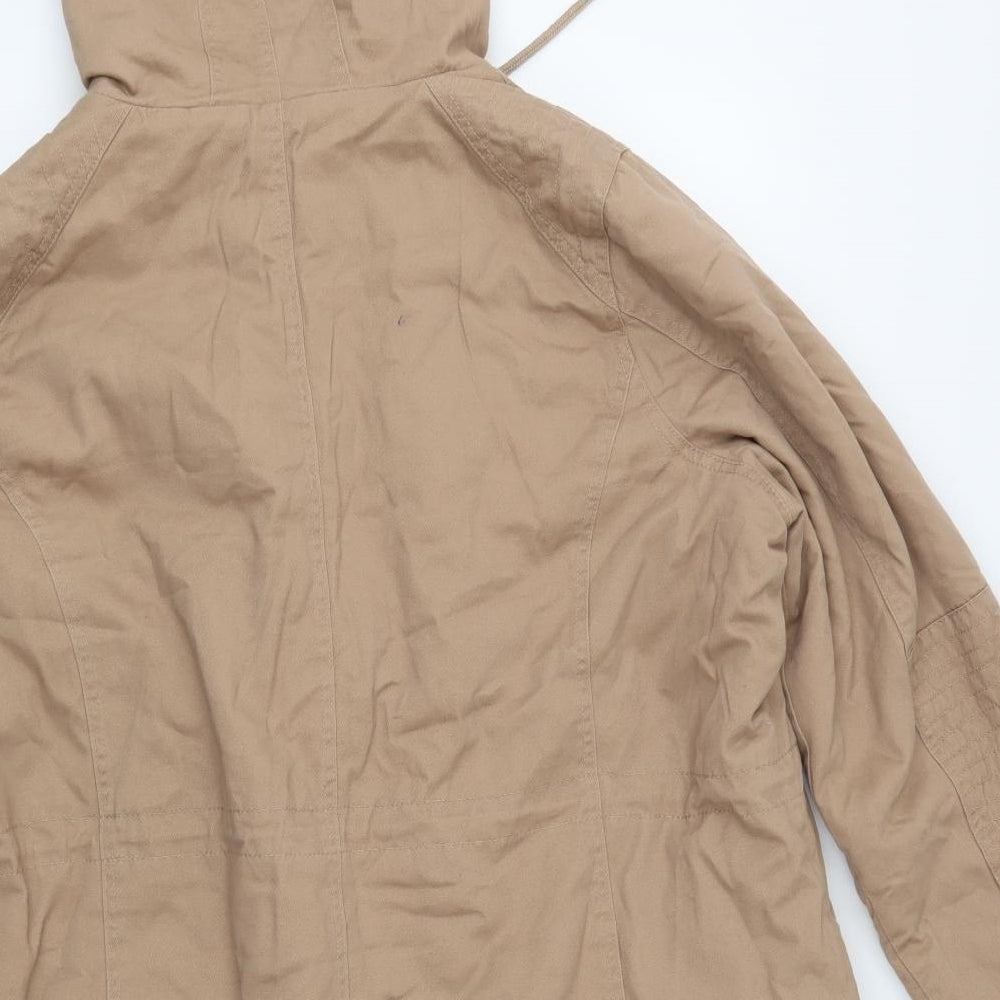 George Womens Brown   Anorak Coat Size 22