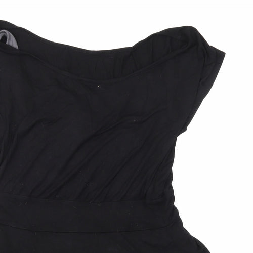 Black Womens Black   A-Line  Size M
