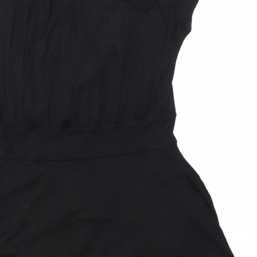 Black Womens Black   A-Line  Size M