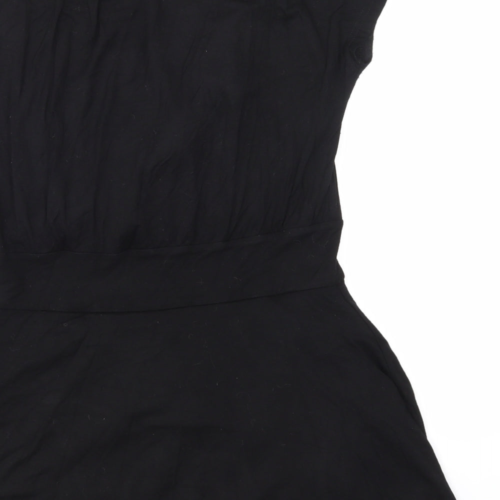 Black Womens Black   A-Line  Size M