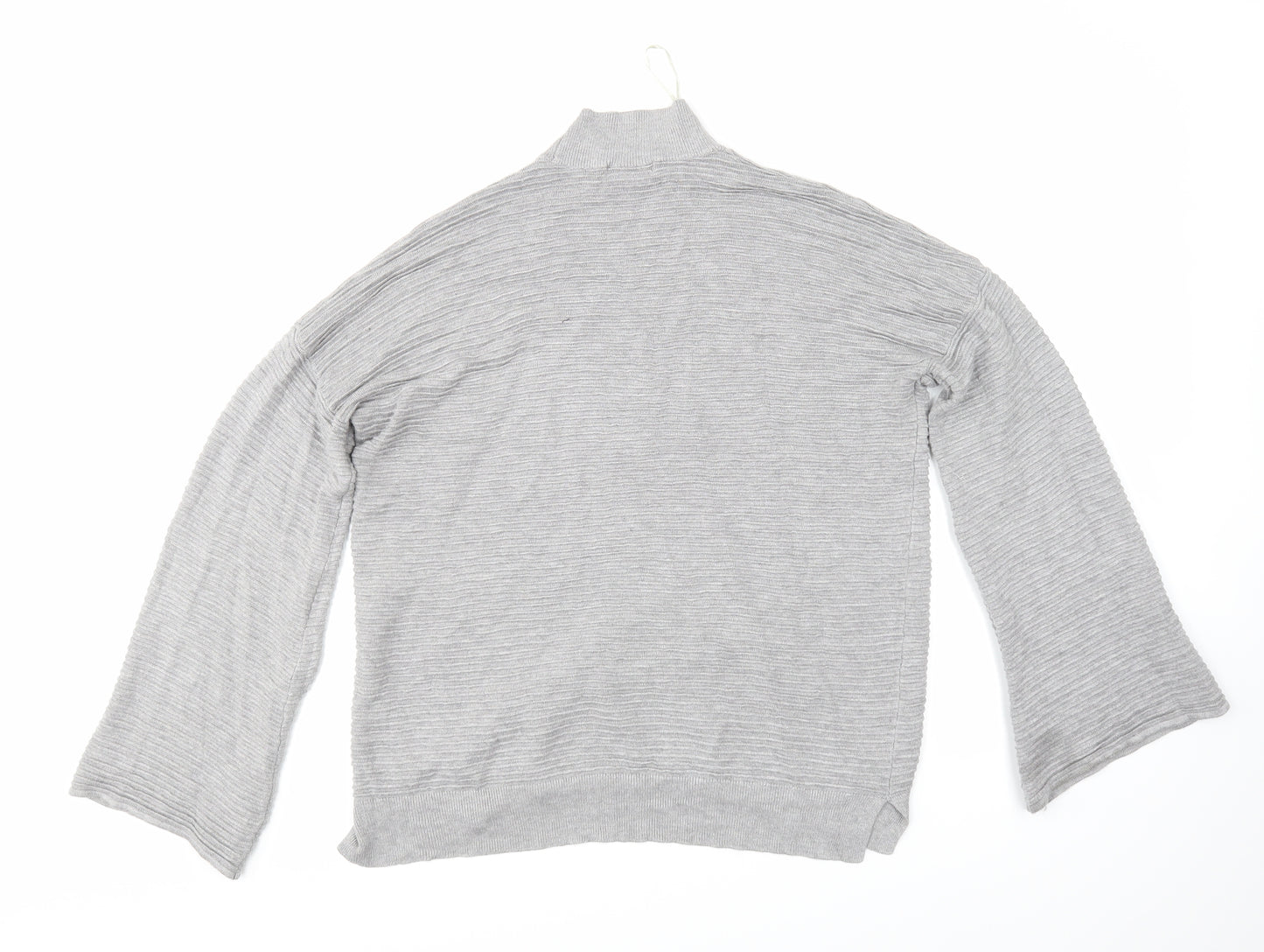 F & F Womens Grey Striped  Pullover Jumper Size 16