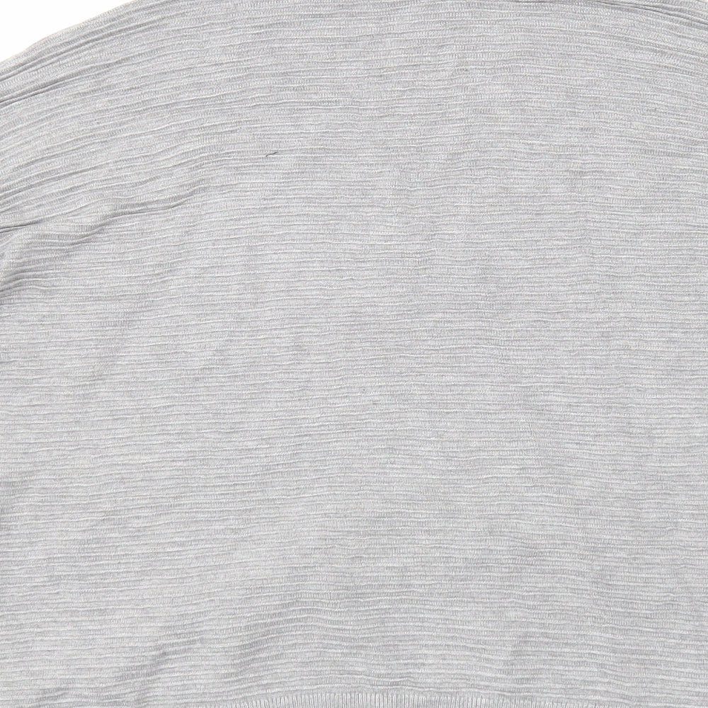 F & F Womens Grey Striped  Pullover Jumper Size 16