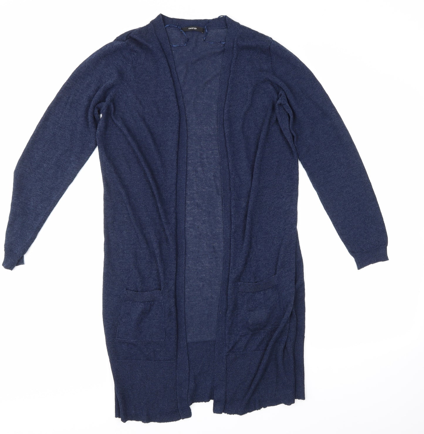 George Womens Blue   Cardigan Jumper Size 16