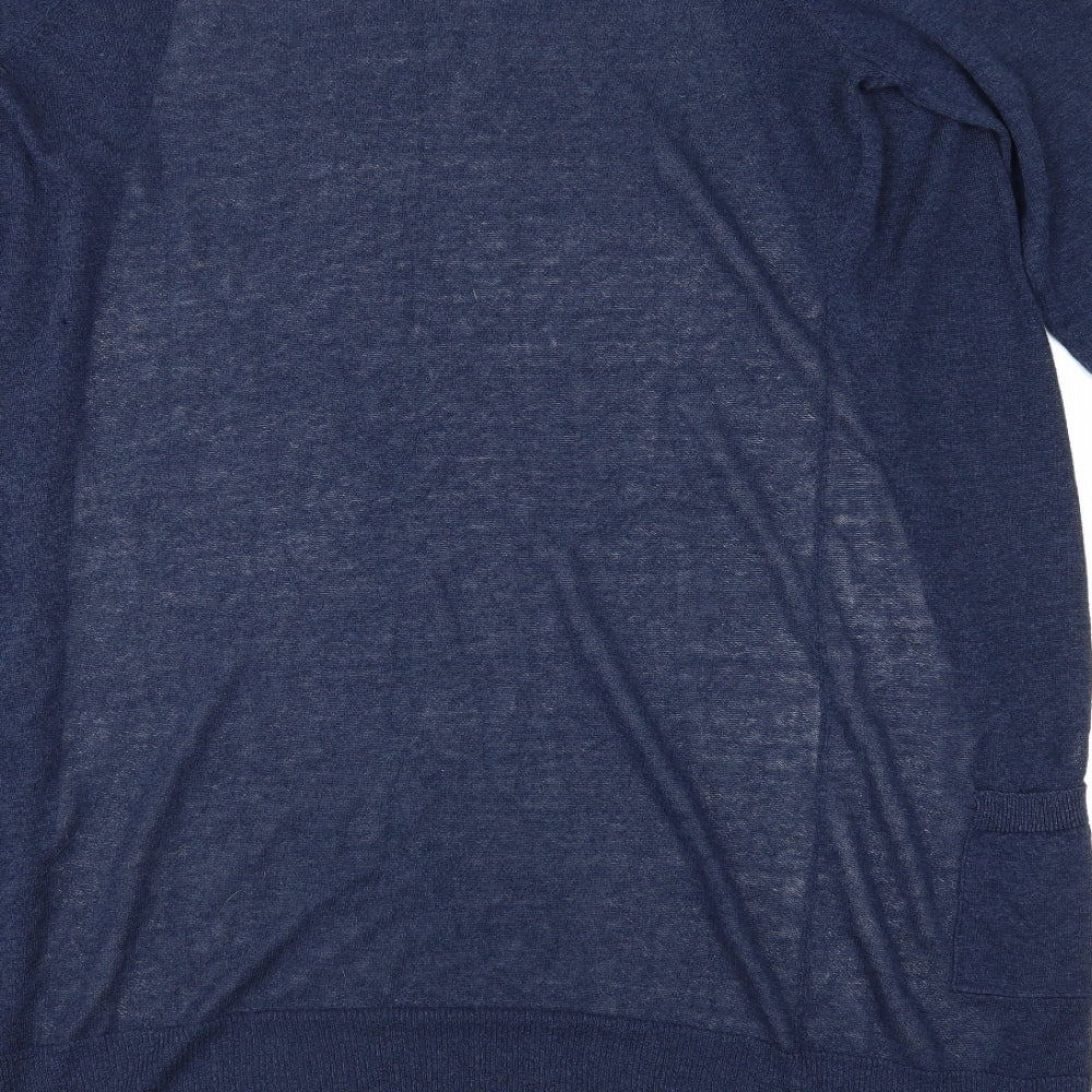 George Womens Blue   Cardigan Jumper Size 16