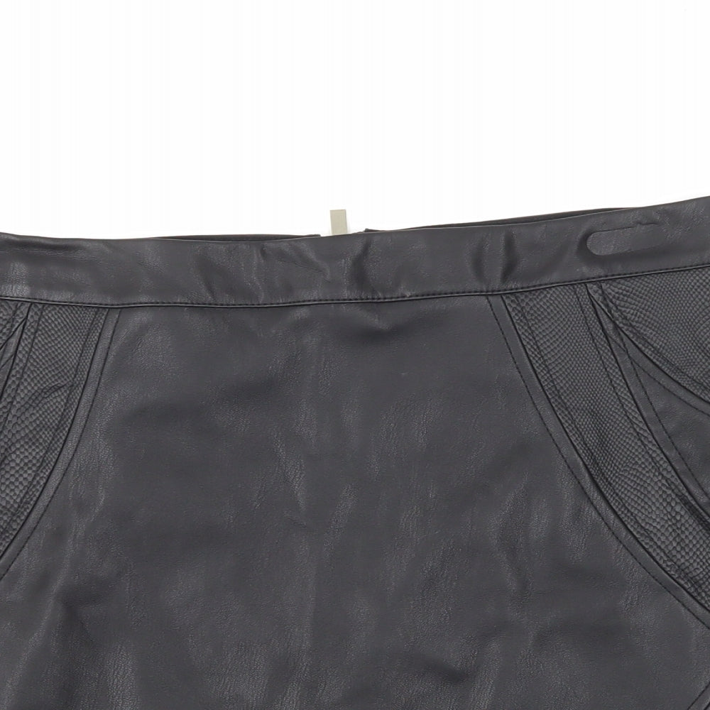 River Island Womens Black   Mini Skirt Size 12