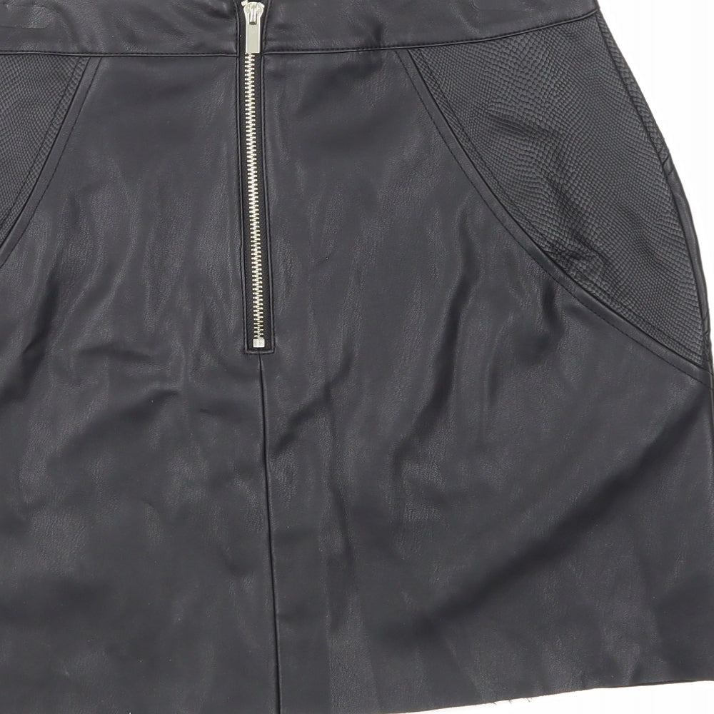 River Island Womens Black   Mini Skirt Size 12