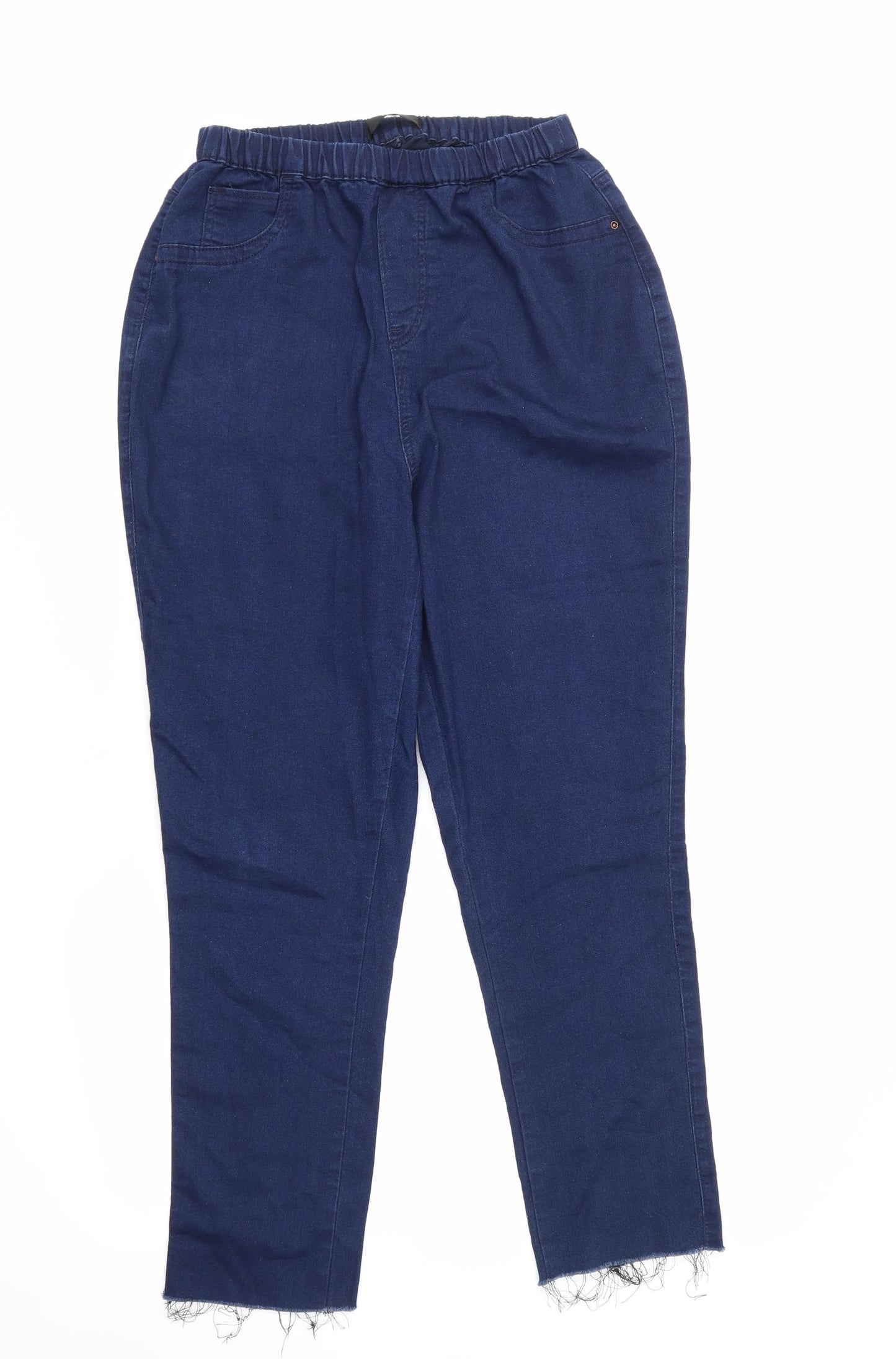 Preworn Womens Blue   Straight Jeans Size 14 L26 in