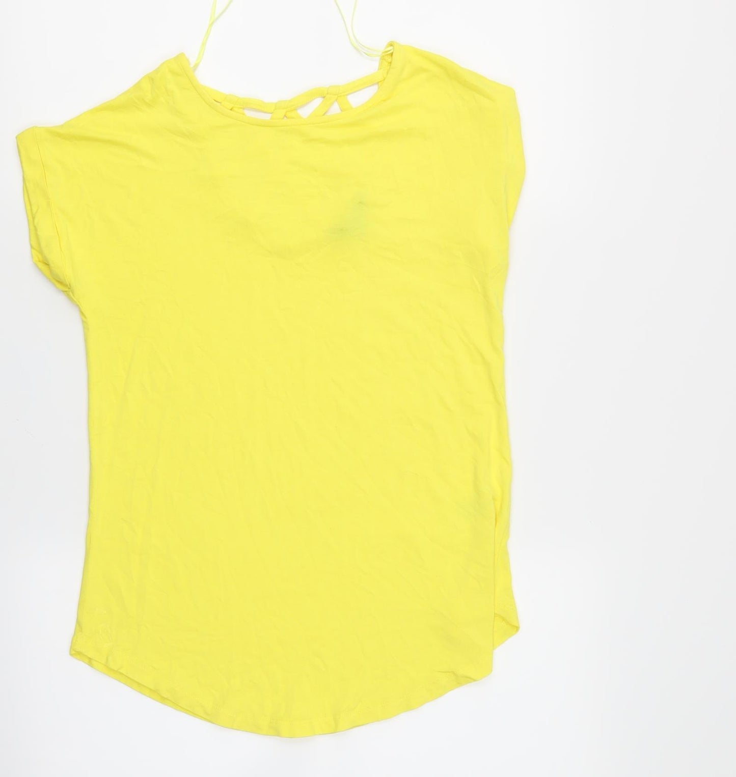 Peacocks Womens Yellow   Basic Blouse Size 10