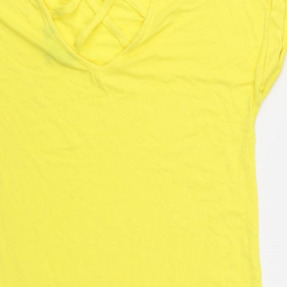 Peacocks Womens Yellow   Basic Blouse Size 10