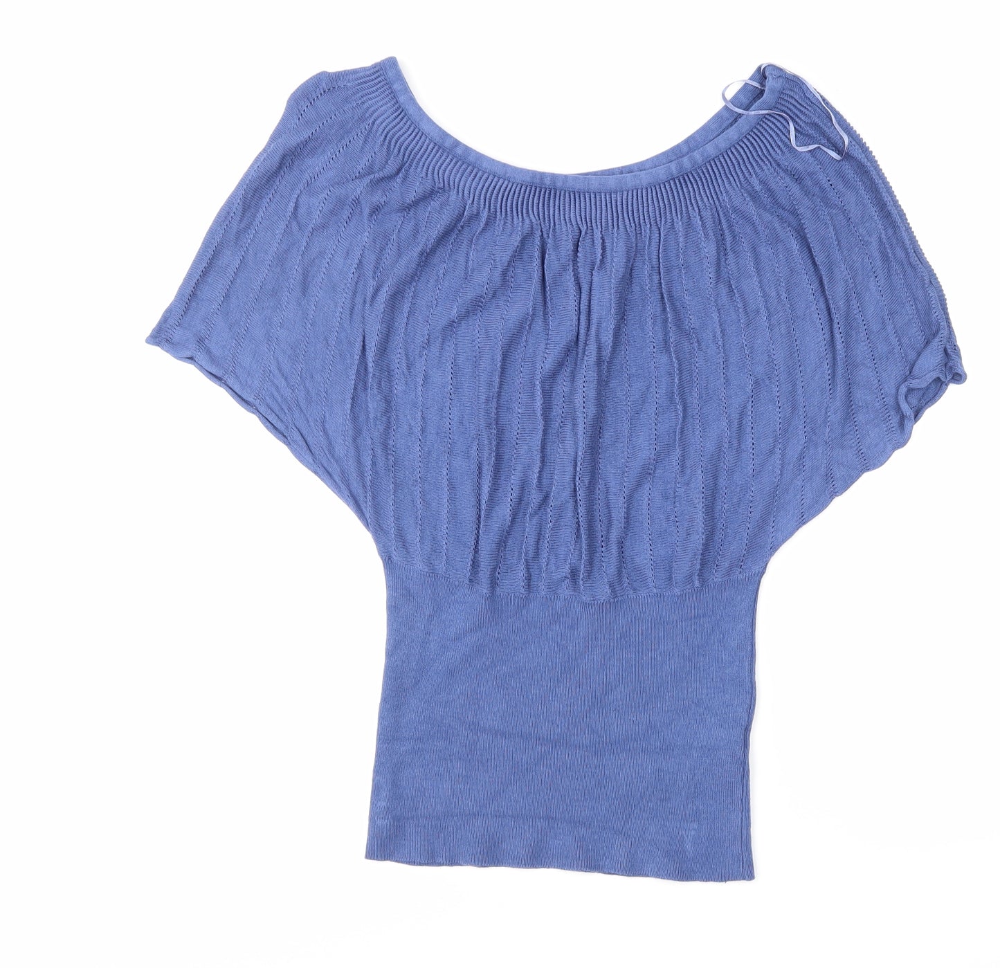 Apricot Womens Blue Striped  Pullover Jumper Size S