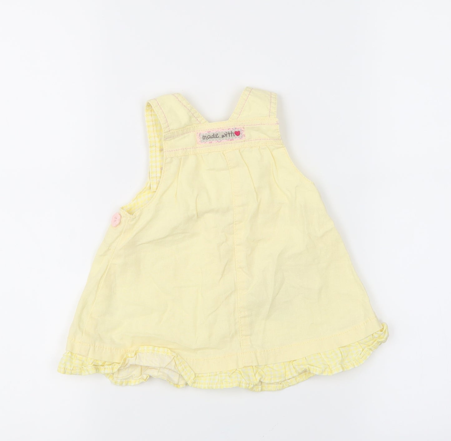 NEXT Girls Yellow Animal Print  Fit & Flare  Size 18 Months