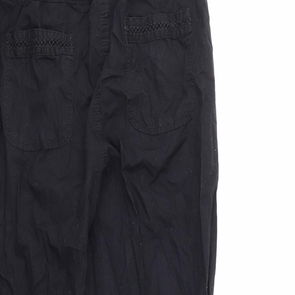 George Womens Black   Cargo Trousers Size 14 L25 in