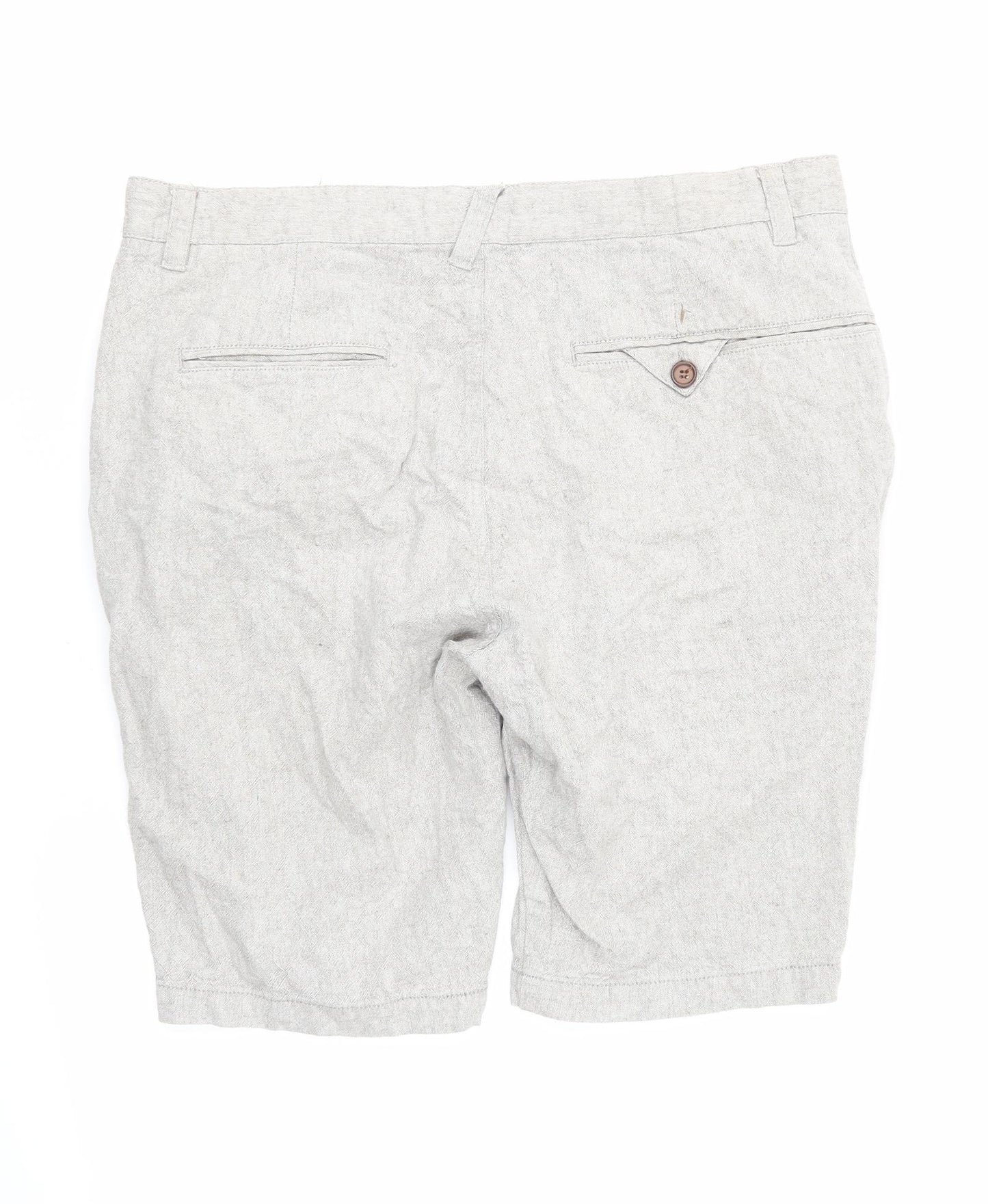Cedar Wood State Mens Grey   Cargo Shorts Size 34 in