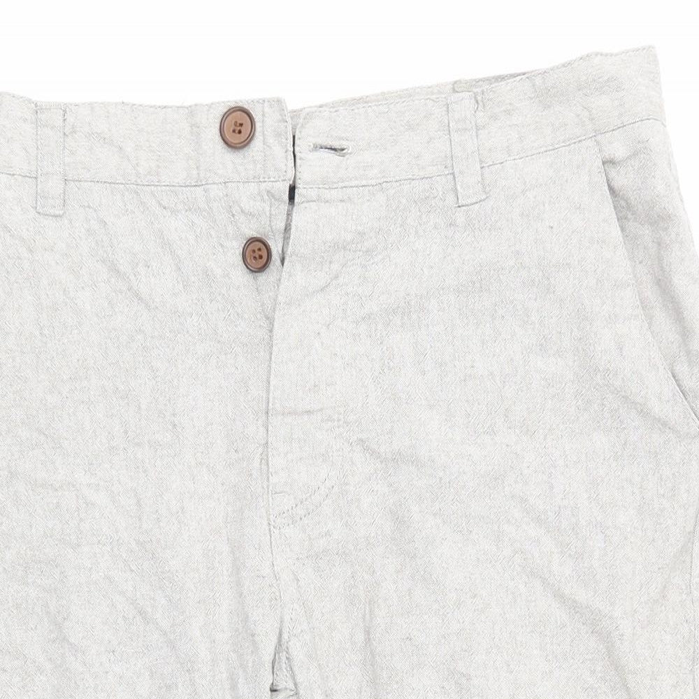 Cedar Wood State Mens Grey   Cargo Shorts Size 34 in