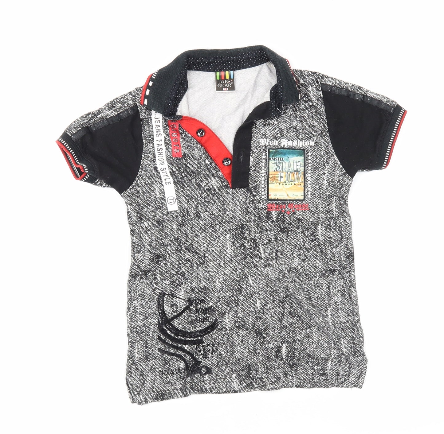 Top Gear  Grey   Basic Polo Size 24 Months