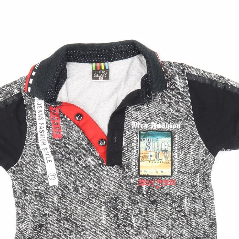 Top Gear  Grey   Basic Polo Size 24 Months