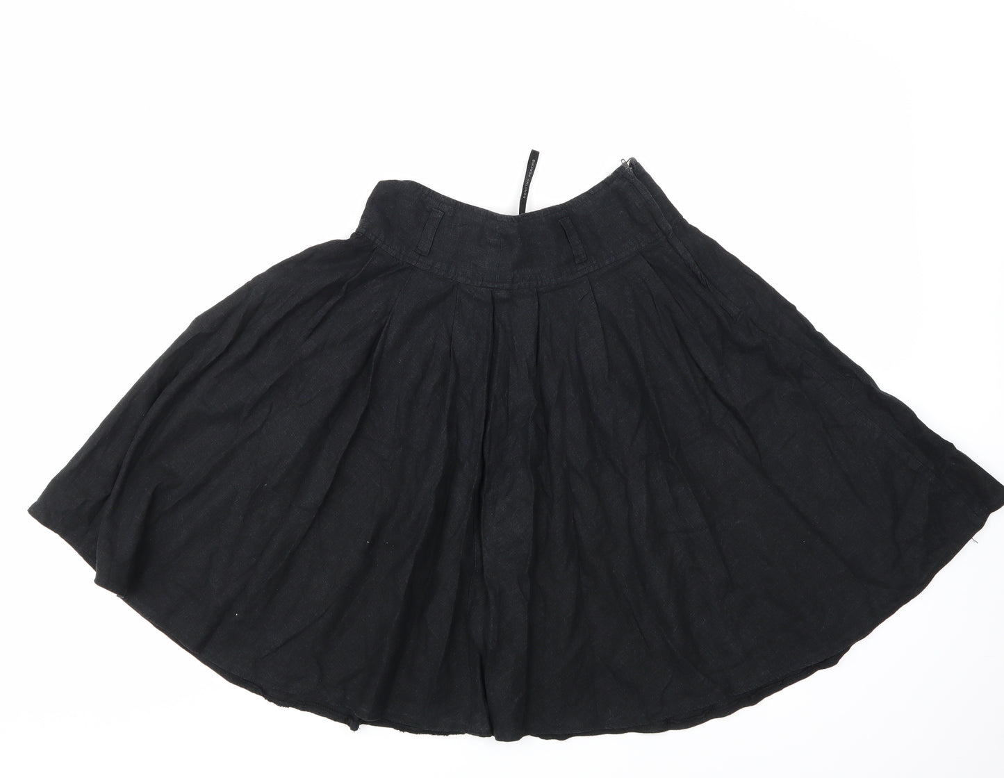 Dorothy Perkins Womens Black   Pleated Skirt Size 8