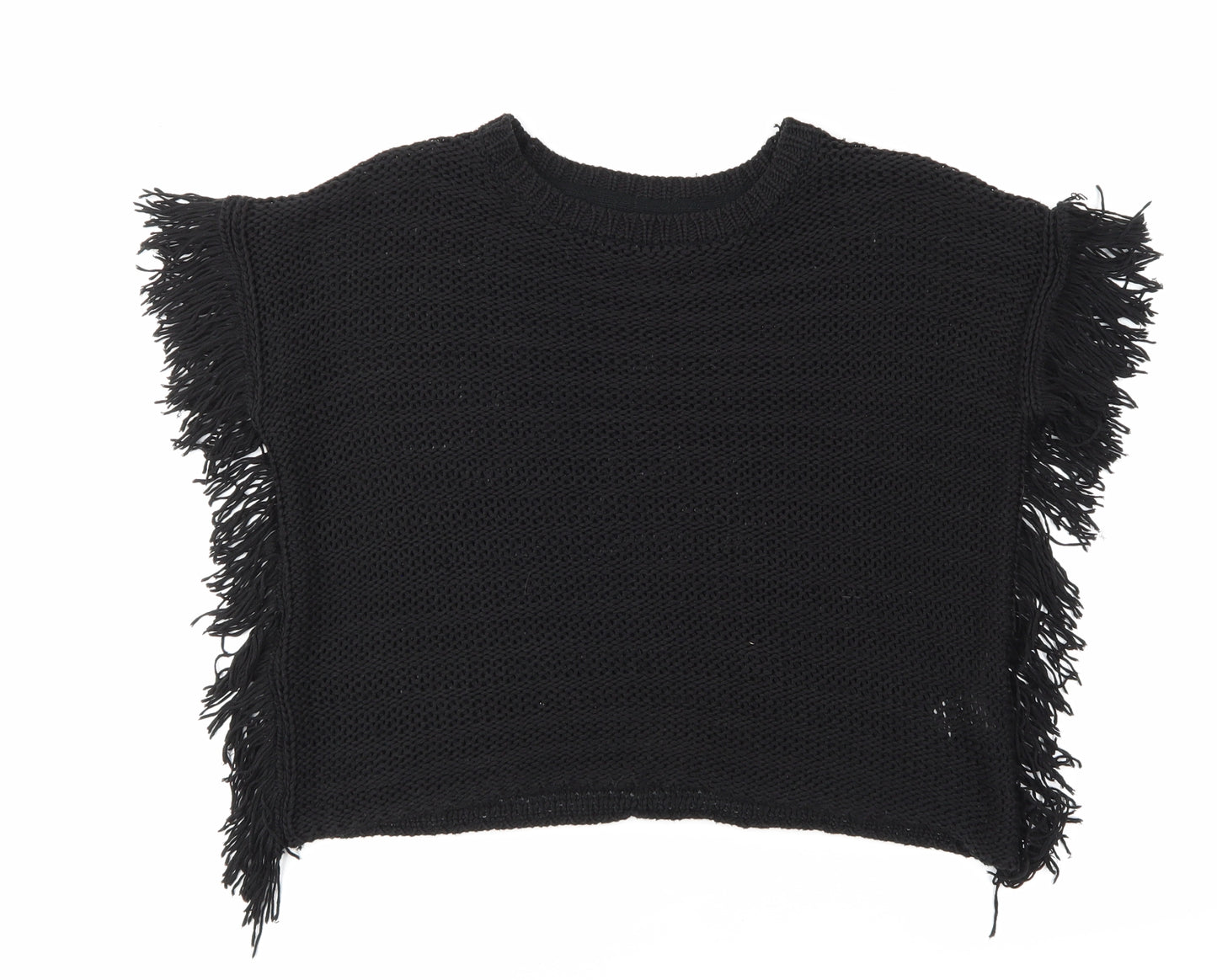 YD  Girls Black   Pullover Jumper Size 7-8 Years