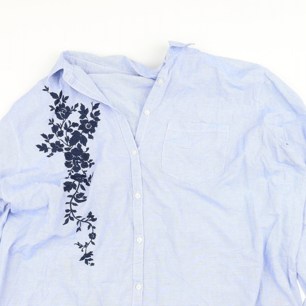Primark Womens Blue   Basic Button-Up Size 20