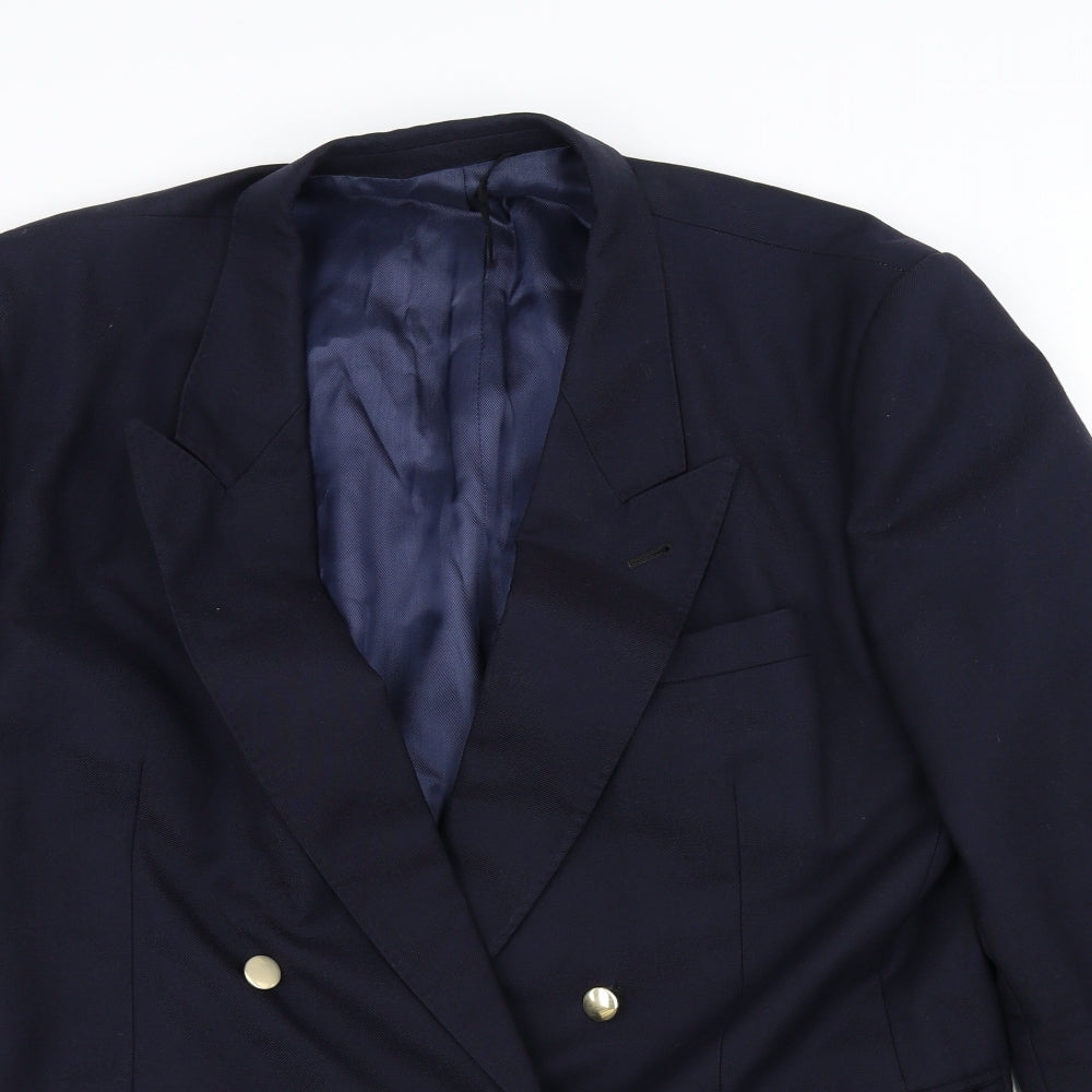 SKAPES Mens Blue   Jacket Suit Jacket Size 44