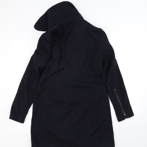 NEXT Womens Blue   Overcoat Coat Size 10