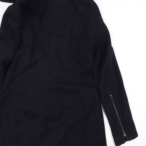NEXT Womens Blue   Overcoat Coat Size 10