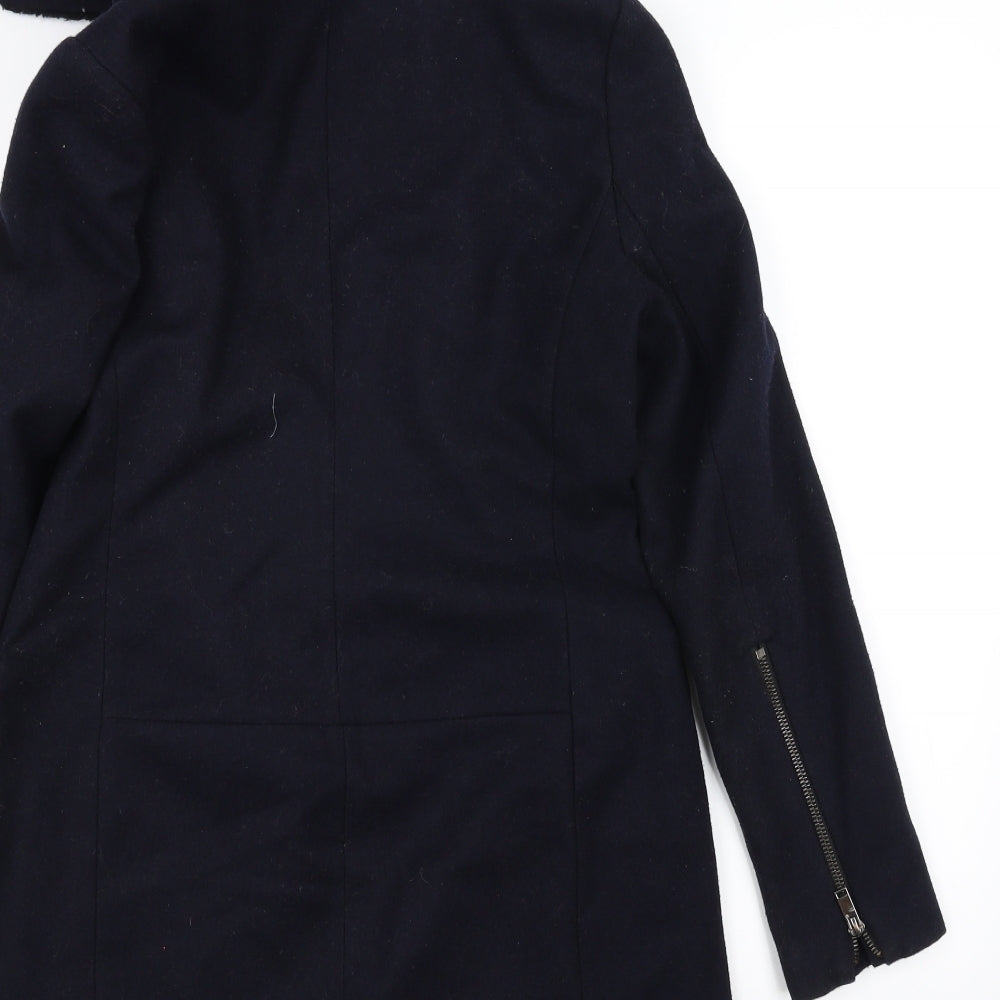 NEXT Womens Blue   Overcoat Coat Size 10
