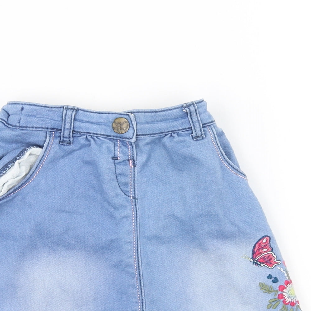 Nutmeg Girls Blue   A-Line Skirt Size 4-5 Years