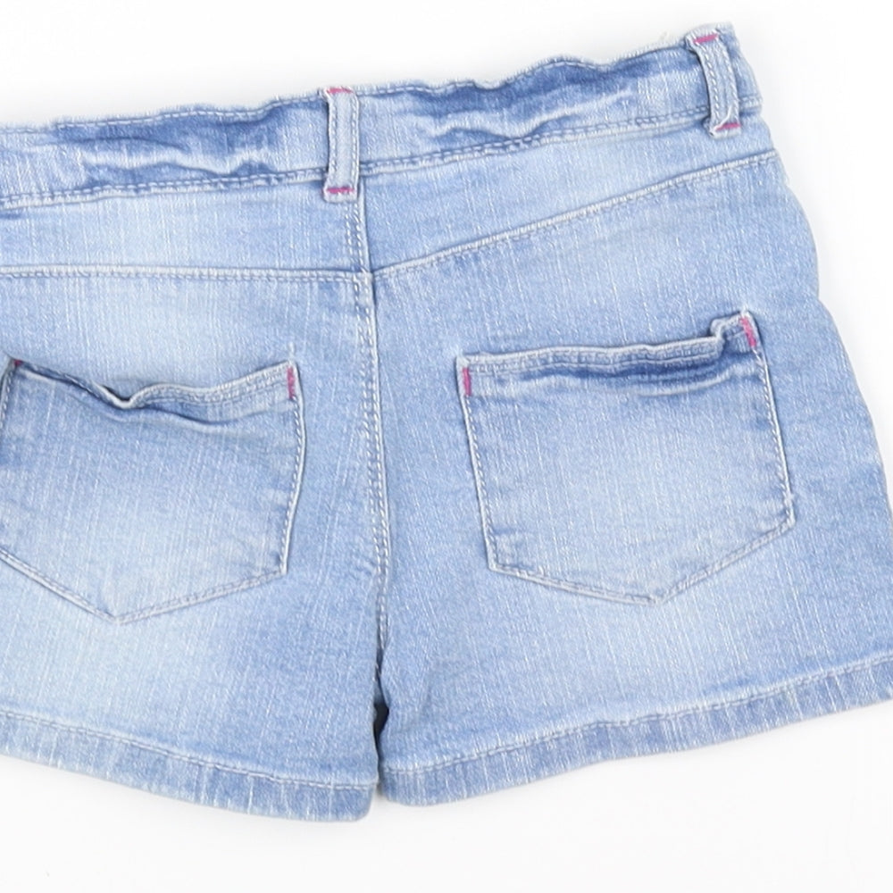 Nutmeg Girls Blue   Cut-Off Shorts Size 5-6 Years