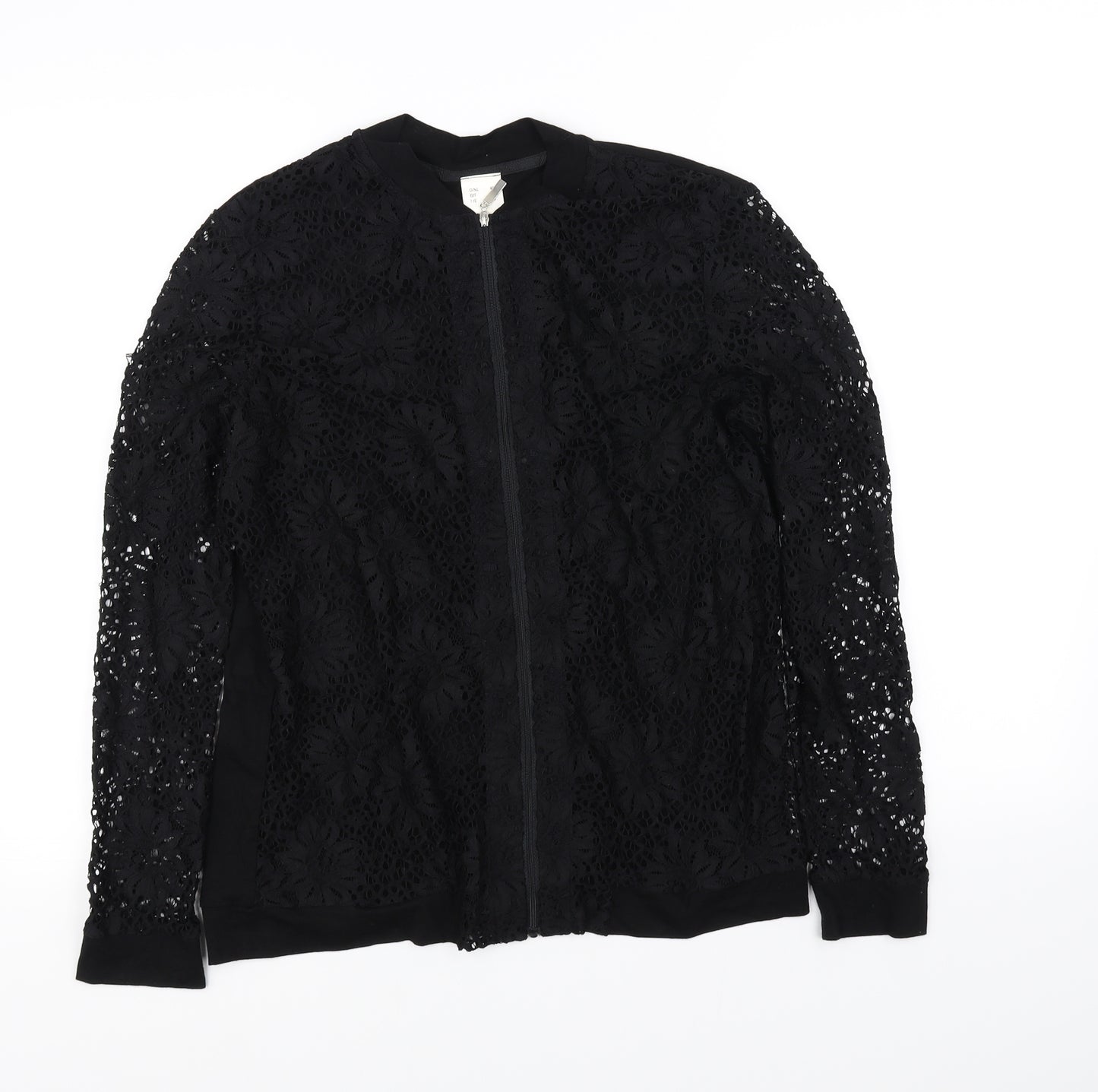 Preworn Womens Black   Cardigan Jumper Size 12