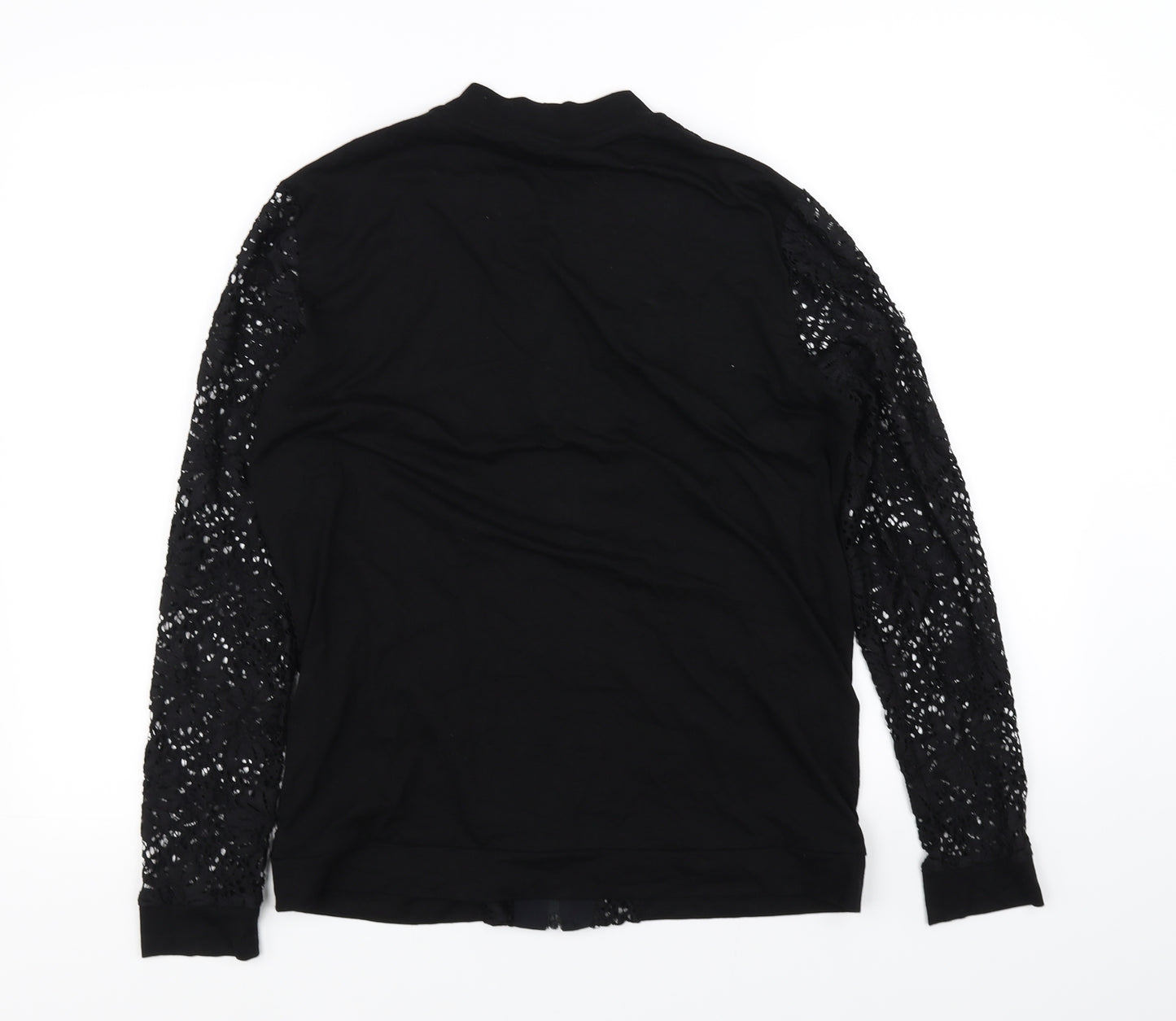 Preworn Womens Black   Cardigan Jumper Size 12