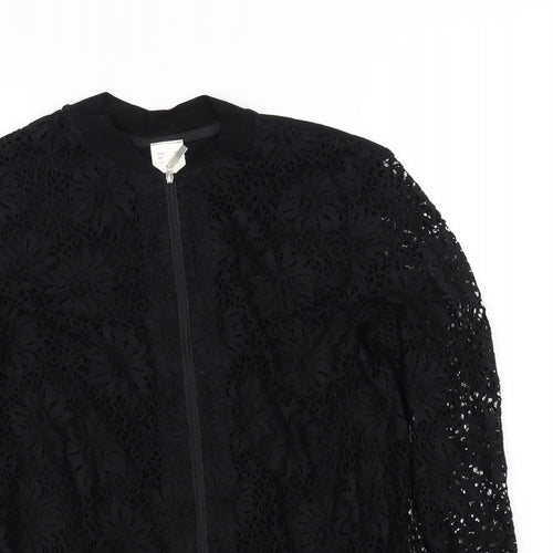 Preworn Womens Black   Cardigan Jumper Size 12