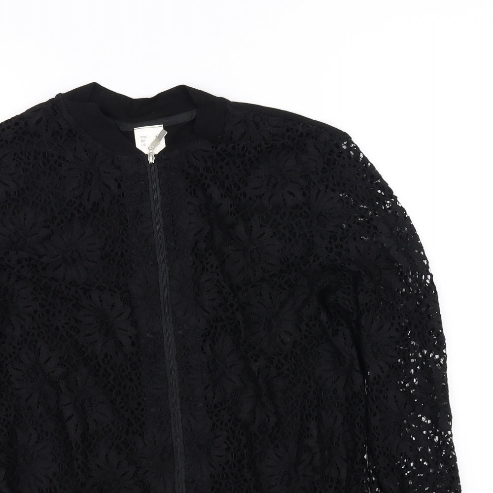 Preworn Womens Black   Cardigan Jumper Size 12