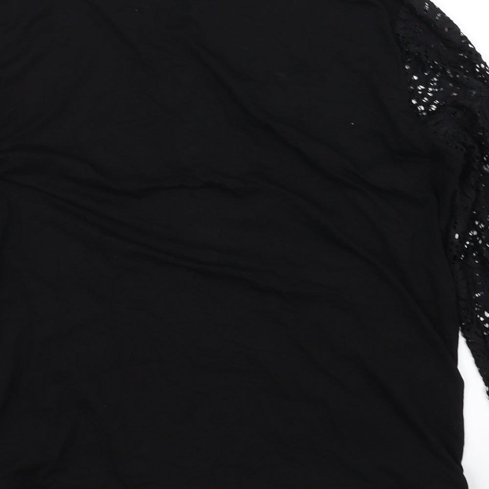 Preworn Womens Black   Cardigan Jumper Size 12